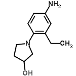 CAS 登录号：503457-34-9， 1-(4-氨基-2-乙基苯基)-3-吡咯烷醇