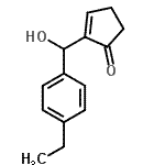 CAS 登录号：503457-72-5， 2-[(4-乙基苯基)(羟基)甲基]-2-环戊烯-1-酮