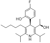 CAS 登录号：503610-19-3， (aR,4R)-4-(4-氟-2-羟基苯基)-alpha-甲基-2,6-二(1-甲基乙基)-5-戊基-3-吡啶甲醇
