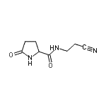 CAS 登录号：50381-59-4， N-(2-氰基乙基)-5-氧代脯氨酰胺