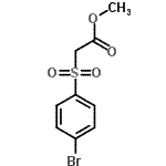 CAS 登录号：50397-65-4， 甲基[(4-溴苯基)磺酰基]乙酸酯
