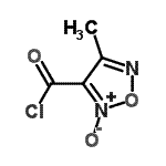 CAS#: 50412-72-1, 4-Methyl-1,2,5-Oxadiazole-3-Carbonyl Chloride 2-Oxide