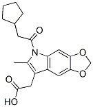 CAS#: 50416-37-0, 5-(Cyclopentylacetyl)-6-Methyl-5H-1,3-Dioxolo[4,5-f]Indole-7-Acetic Acid
