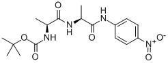 CAS 登录号：50439-35-5， 叔丁氧羰基-丙氨酰-丙氨酰-对硝基苯胺