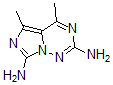 CAS 登录号：50473-86-4， 4,5-二甲基咪唑并[5,1-f][1,2,4]三嗪-2,7-二胺