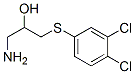 CAS#: 50510-16-2, 1-Amino-3-[(3,4-Dichlorophenyl)Thio]-2-Propanol