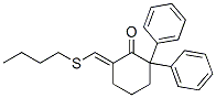 CAS 登录号：50592-51-3， 6-[(丁硫基)亚甲基]-2,2-二苯基-环己酮