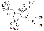 CAS#: 50655-31-7, Hexasodium [[[2-[[[Bis(Hydroxymethyl)Phosphino]Methyl](Phosphonatomethyl)Amino]Ethyl]Imino]Bis(Methylene)]Bisphosphonate