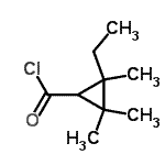 CAS 登录号：50675-58-6， 2-乙基-2,3,3-三甲基环丙烷羰基氯化物