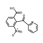 CAS 登录号：50678-82-5， 3-硝基-2-(2-吡啶基羰基)苯甲酸