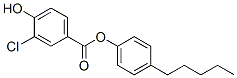 CAS#: 50687-70-2, 3-Chloro-4-Hydroxybenzoic Acid 4-Pentylphenyl Ester