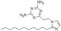CAS 登录号：50729-75-4， 2,4-二氨基-6-[2-(2-十一烷基-1-咪唑基)乙基]-1,3,5-三嗪