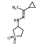 CAS#: 507455-16-5, (1E)-1-(1-Cyclopropylethylidene)-2-(1,1-Dioxidotetrahydro-3-Thiophenyl)Hydrazine