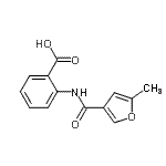 CAS#: 507463-78-7, 2-[(5-Methyl-3-Furoyl)Amino]Benzoic Acid