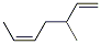 CAS 登录号：50763-51-4， (5Z)-3-甲基-1,5-庚二烯