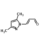 CAS 登录号：50771-79-4， (2E)-3-(3,5-二甲基-1H-吡唑-1-基)丙烯醛