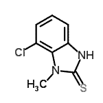 CAS 登录号：50771-95-4， 7-氯-1-甲基-1,3-二氢-2H-苯并咪唑-2-硫酮