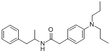 CAS#: 50794-02-0, 4-(Dipropylamino)-N-(1-methyl-2-phenylethyl)-Benzeneacetamide