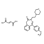 CAS#: 508-69-0, 1-(4-Methoxyphenyl)-3-[2-(4-Morpholinyl)Ethyl]-3,5-Dihydro-4H-2,3-Benzodiazepin-4-One (2E)-2-Butenedioate (1:1)