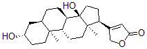 CAS 登录号：508-88-3， (17alpha)-3alpha,14-二羟基-5beta-心甾-20(22)-烯内酯
