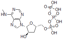 CAS 登录号：5085-65-4， N(6)-甲基脱氧腺苷 5'-三磷酸酯
