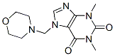 CAS 登录号：5089-89-4， 3,7-二氢-1,3-二甲基-7-(吗啉基甲基)-1H-嘌呤-2,6-二酮