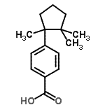 CAS 登录号：509-02-4， 4-(1,2,2-三甲基环戊基)苯甲酸