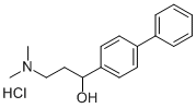 CAS 登录号：50910-17-3， alpha-(2-(二甲基氨基)乙基)-4-联苯甲醇盐酸盐