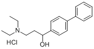 CAS 登录号：50910-18-4， alpha-(2-(二乙基氨基)乙基)-4-联苯甲醇盐酸盐