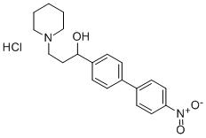 CAS 登录号：50910-25-3， alpha-(4'-硝基-4-联苯基)-1-哌啶丙醇盐酸盐