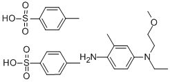 CAS 登录号：50928-80-8， 4-(N-乙基-N-2-甲氧基乙基)-2-甲基亚苯基二胺二对甲苯磺酸盐