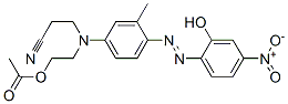CAS#: 51026-47-2, 2-[(2-Cyanoethyl)[4-[(2-Hydroxy-4-Nitrophenyl)Azo]-m-Tolyl]Amino]Ethyl Acetate