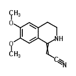 CAS#: 51054-41-2, (6,7-Dimethoxy-3,4-Dihydro-1(2H)-Isoquinolinylidene)Acetonitrile