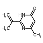 CAS 登录号：51072-79-8， 2-异丙烯基-6-甲基-4(1H)-嘧啶酮