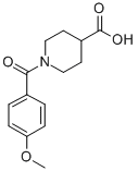 CAS#: 510739-83-0, 1-(4-Methoxy-Benzoyl)-Piperidine-4-Carboxylic Acid
