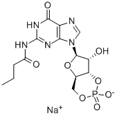 CAS#: 51115-99-2, N2-Monobutyrylguanosine 3',5'-Cyclic Monophosphate Sodium Salt