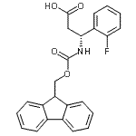 CAS#: 511272-50-7, (3R)-3-{[(9H-Fluoren-9-Ylmethoxy)Carbonyl]Amino}-3-(2-Fluorophenyl)Propanoic Acid