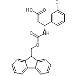 CAS#: 511272-53-0, (3R)-3-(3-Chlorophenyl)-3-{[(9H-Fluoren-9-Ylmethoxy)Carbonyl]Amino}Propanoic Acid