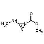 CAS#: 51137-95-2, Methyl 3-(methylamino)-1H-diazirene-1-carboxylate