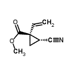 CAS#: 51171-67-6, Methyl (1S,2R)-2-Cyano-1-Vinylcyclopropanecarboxylate