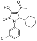 CAS 登录号：512176-96-4， 4-乙酰基-1-(3-氯苯基)-5-环己基-1,5-二氢-3-羟基-2H-吡咯-2-酮