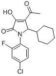 CAS#: 512177-31-0, 4-Acetyl-1-(4-Chloro-2-Fluorophenyl)-5-Cyclohexyl-1,5-Dihydro-3-Hydroxy-2H-Pyrrol-2-One