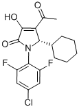 CAS 登录号：512178-04-0， (5S)-4-乙酰基-1-(4-氯-2,6-二氟苯基)-5-环己基-1,5-二氢-3-羟基-2H-吡咯-2-酮