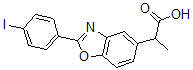 CAS 登录号：51234-74-3， 2-(4-碘苯基)-alpha-甲基-5-苯并恶唑乙酸