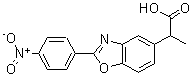 CAS#: 51234-92-5, 2-[2-(4-Nitrophenyl)Benzooxazol-5-Yl]Propanoic Acid