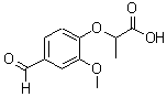 CAS#: 51264-79-0, 2-(4-Formyl-2-Methoxyphenoxy)Propanoic Acid