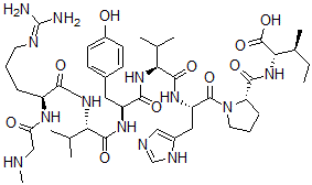 CAS#: 51274-63-6, Sar(1)-Val(5)-Ile(8)-Angiotensin II