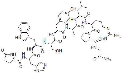 CAS 登录号：51278-35-4， 丙氨酰(6)-黄体生成激素释放激素