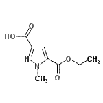 CAS 登录号：512809-16-4， 5-(乙氧羰基)-1-甲基-1H-吡唑-3-羧酸