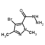 CAS#: 512810-04-7, 4-Bromo-1,3-Dimethyl-1H-Pyrazole-5-Carbohydrazide